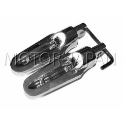 PODNOZKI PASAZERA KIEROWCY MOTOCYKLOWE CHROM