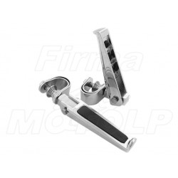 PODNÓŻKI SPACERÓWKI CHROM METAL NA GMOLE 25-32 MM