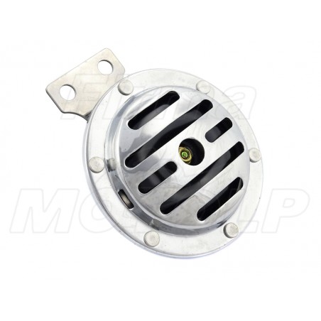 NOWY CHROMOWANY KLAKSON SYGNAŁ DŹWIĘKOWY 12V 113dB
