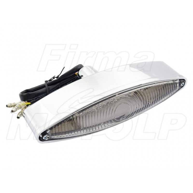 TYLNA LAMPA TYŁ LED BIAŁA CHROM HOMOLOGACJA E11