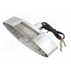 TYLNA LAMPA TYŁ LED BIAŁA CHROM HOMOLOGACJA E11