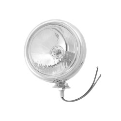 REFLEKTORY LIGHTBARY LAMPY PRZÓD 4,5 CALA CHROM METAL HOMOLOGACJA E13 - HR