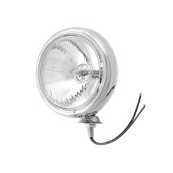 REFLEKTORY LIGHTBARY LAMPY PRZÓD 4,5 CALA CHROM METAL HOMOLOGACJA E13 - HR