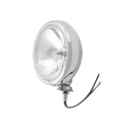 REFLEKTORY LIGHTBARY LAMPY PRZÓD 4,5 CALA CHROM METAL HOMOLOGACJA E13 - HR