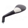 LUSTERKA CZARNE Z SZARYM M8 8MM P/L GWINT YAMAHA AEROX HOMOLOGACJA E11