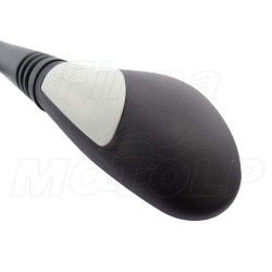 LUSTERKA CZARNE Z SZARYM M8 8MM P/L GWINT YAMAHA AEROX HOMOLOGACJA E11