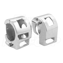 OBUDOWY PRZEŁĄCZNIKÓW NAKŁADKI OSŁONY CHROM METAL KAWASAKI VN 1500 roczniki 1999–2007