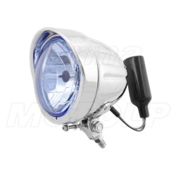 REFLEKTOR LIGHTBAR LAMPA PRZÓD 4,5 CALA CHROM METAL H4