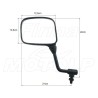 LUSTERKA LUSTRA YAMAHA FJ 1100 SRX 600 XJ 600 750 900 3KN 4BB roczniki 1983–1994