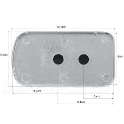 NAKŁADKA NA PEDAŁ HAMULCA YAMAHA ROADSTAR ROAD STAR rok produkcji od 1999