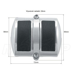 NAKŁADKA NA DŹWIGNIĘ HAMULCA HARLEY DAVIDSON HD DYNA SPORTSTER XL 883 1200 V-ROD