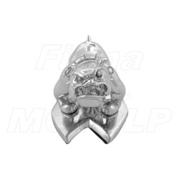 ORNAMENT NA BŁOTNIK METAL CHROM BULDOG PIES BULLDOG - CHOPPER DRAG CRUISER KLASYK