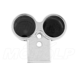 OBUDOWY UCHWYT PRĘDKOŚCIOMIERZA OBROTOMIERZA ZEGARÓW CHROM METAL NA KIEROWICĘ CAL 25,4MM