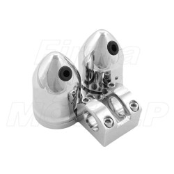 OBUDOWY UCHWYT PRĘDKOŚCIOMIERZA OBROTOMIERZA ZEGARÓW CHROM METAL NA KIEROWICĘ CAL 25,4MM