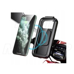 ETUI UCHWYT MOCOWANIE NA TELEFON SMARTFON Z ŁADOWARKĄ + USC TYP-C