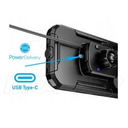 ETUI UCHWYT MOCOWANIE NA TELEFON SMARTFON Z ŁADOWARKĄ + USC TYP-C