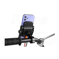 UCHWYT NA TELEFON SMARTFON Z ŁADOWARKĄ INDYKCYJNĄ + USC TYP-C