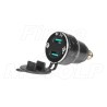 MOTOCYKLOWE GNIAZDO 2X USB QC 3.0 + WOLTOMIERZ