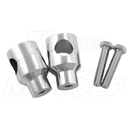 MOCOWANIA UCHWYTY RISERY DO KIEROWNICY 25,4MM CHROM METAL