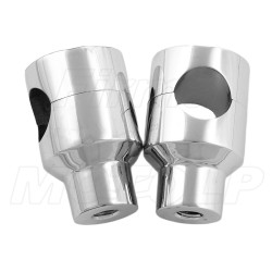 MOCOWANIA UCHWYTY RISERY DO KIEROWNICY 25,4MM CHROM METAL