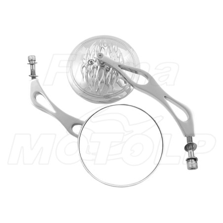 LUSTERKA CHROM CHROM METAL HARLEY DAVIDSON HD 8MM