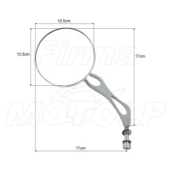 LUSTERKA CHROM CHROM METAL HARLEY DAVIDSON HD 8MM
