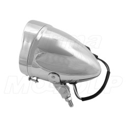 REFLEKTOR LIGHTBAR LAMPA PRZÓD 4,5 CALA CHROM METAL H4