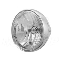 REFLEKTOR LAMPA PRZÓD LIGHTBAR CHROM METAL BOCZNE MOCOWANIE HOMOLOGACJA E4