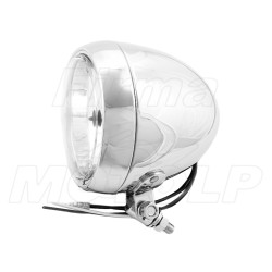 REFLEKTORY LIGHTBARY LAMPY PRZÓD 4,5 CALA CHROM METAL HOMOLOGACJA E4 C/R