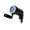 MOTOCYKLOWE GNIAZDO 2X USB 5V 3.3A DIN BMW / TRIUMPH
