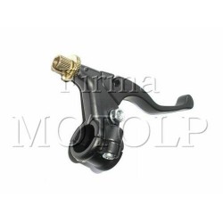 UCHWYT SPRZEGLA Z DZWIGNIA LEWA KAWASAKI KL KX KDX