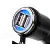 MOTOCYKLOWE GNIAZDO 2X USB 5V 3.3A DIN BMW / TRIUMPH