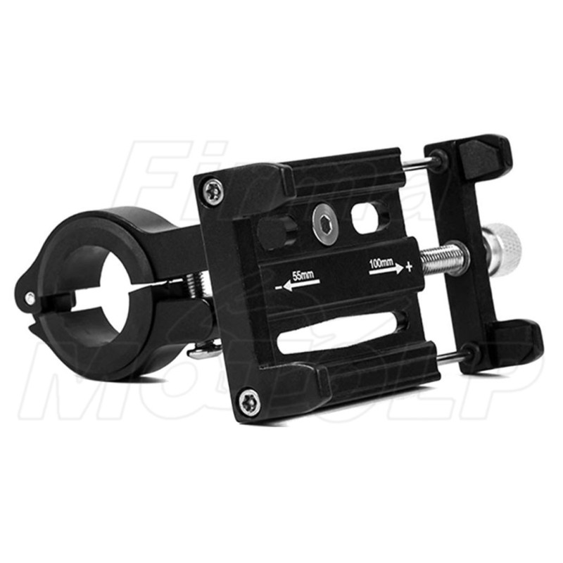 METALOWY UCHWYT NA TELEFON SMARTFON DO KIEROWNICY MOTOCYKLOWEJ NA ROWER