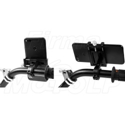 METALOWY UCHWYT NA TELEFON SMARTFON DO KIEROWNICY MOTOCYKLOWEJ NA ROWER
