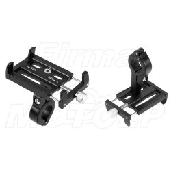 METALOWY UCHWYT NA TELEFON SMARTFON DO KIEROWNICY MOTOCYKLOWEJ NA ROWER