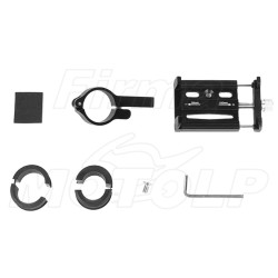 METALOWY UCHWYT NA TELEFON SMARTFON DO KIEROWNICY MOTOCYKLOWEJ NA ROWER