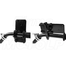 METALOWY UCHWYT NA TELEFON SMARTFON DO KIEROWNICY MOTOCYKLOWEJ LUB NA ROWER