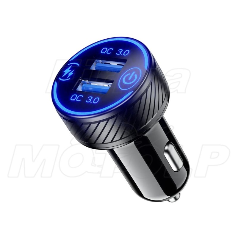 ŁADOWARKA 2X USB QC 3.0 36W POD GNIAZDO ZAPALNICZKI
