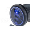MOTOCYKLOWE GNIAZDO 2X USB Typ-C PD + QC 3.0 54W