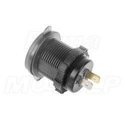 MOTOCYKLOWE GNIAZDO 2X USB Typ-C PD + QC 3.0 54W NA KIEROWNICĘ