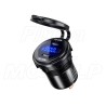 MOTOCYKLOWE GNIAZDO 2X USB Typ-C PD 90W + WOLTOMIERZ NA KIEROWNICĘ