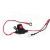 MOTOCYKLOWE GNIAZDO 2X USB Typ-C PD 90W + WOLTOMIERZ NA KIEROWNICĘ