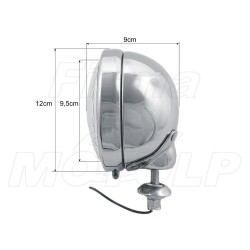 REFLEKTORY LIGHTBARY LAMPY PRZÓD 4,5 CALA CHROM HOMOLOGACJA E13 - HR