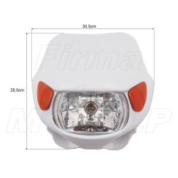 TUNING OWIEWKA MOTOCYKLOWA BIAŁA Z KIERUNKAMI