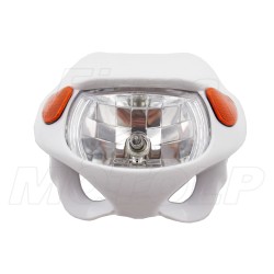 TUNING OWIEWKA MOTOCYKLOWA BIAŁA Z KIERUNKAMI