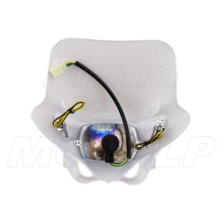 TUNING OWIEWKA MOTOCYKLOWA BIAŁA Z KIERUNKAMI