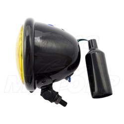 REFLEKTORY LIGHTBARY LAMPY PRZÓD 4,5 CALA CZARNY POŁYSK