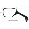 LUSTERKA CZARNE SUZUKI GSX-R GSXR GSX R 600 750 1000 rok produkcji 2005 - 2012