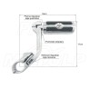 PODNÓŻKI SPACERÓWKI NA GMOLE 32MM HARLEY DAVIDSON HD XL 883 1200 SPORTSTER SOFTAIL DYNA FAT BOY ROAD KING