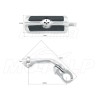 PODNÓŻKI SPACERÓWKI NA GMOLE 32MM HARLEY DAVIDSON HD XL 883 1200 SPORTSTER SOFTAIL DYNA FAT BOY ROAD KING